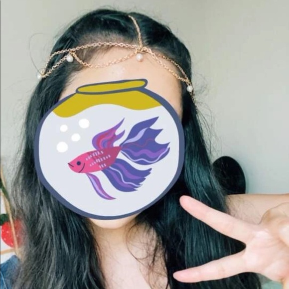 Faux Pearl Decor Chain Hair Band - Picture 8 of 12